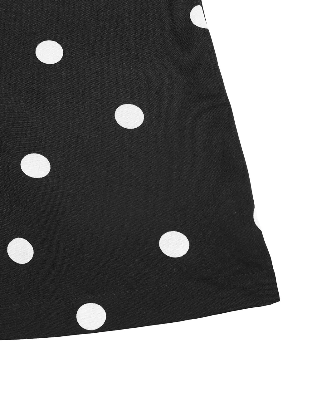 Polka Dot Strapless Wide Leg Jumpsuit, image 6