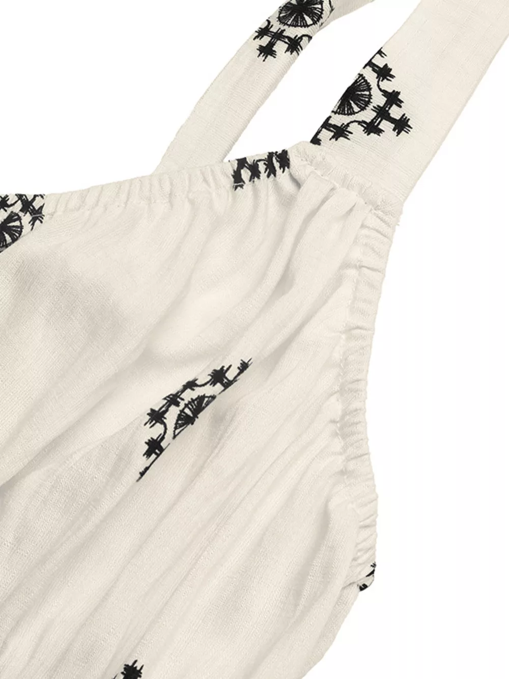 Printed Wide Strap Midi Dress, image 10