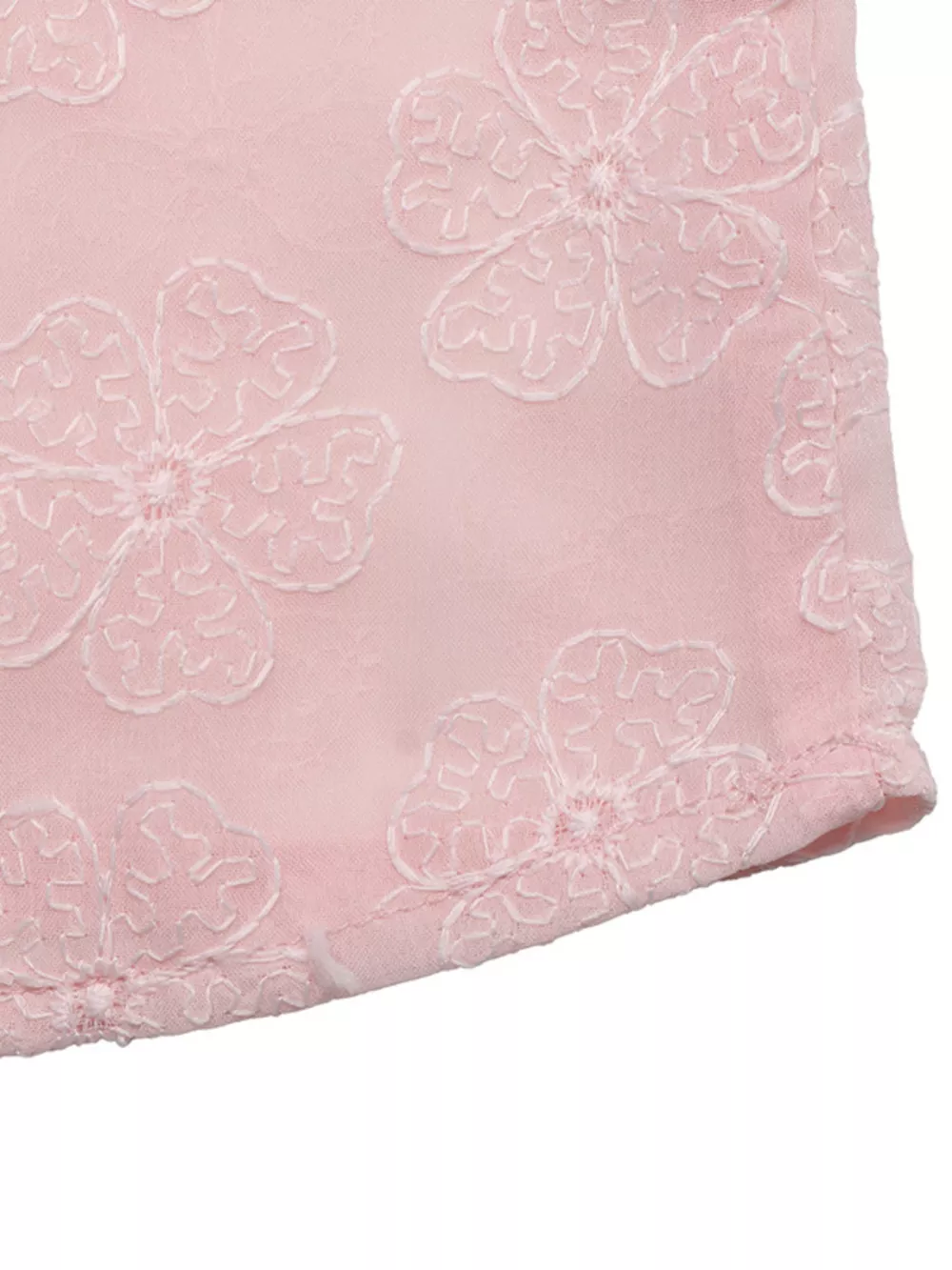 Floral Embroidered Pearl Trim Blouse, image 8