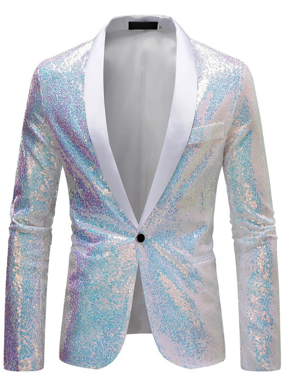 Men's Sequin Long Sleeve Blazer, image 21