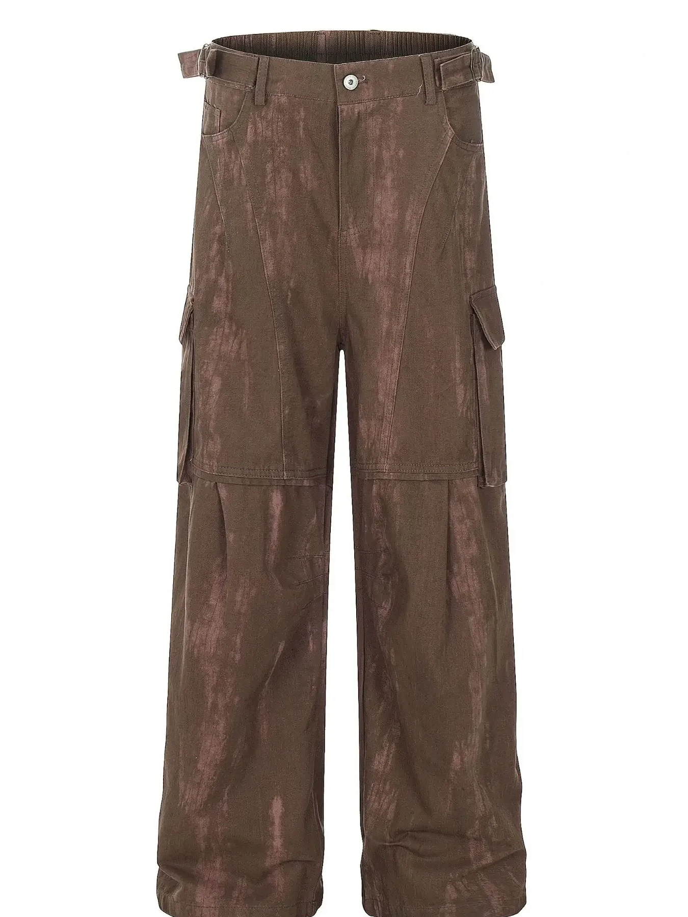 Men's Wide Leg Cargo Pants, image 2