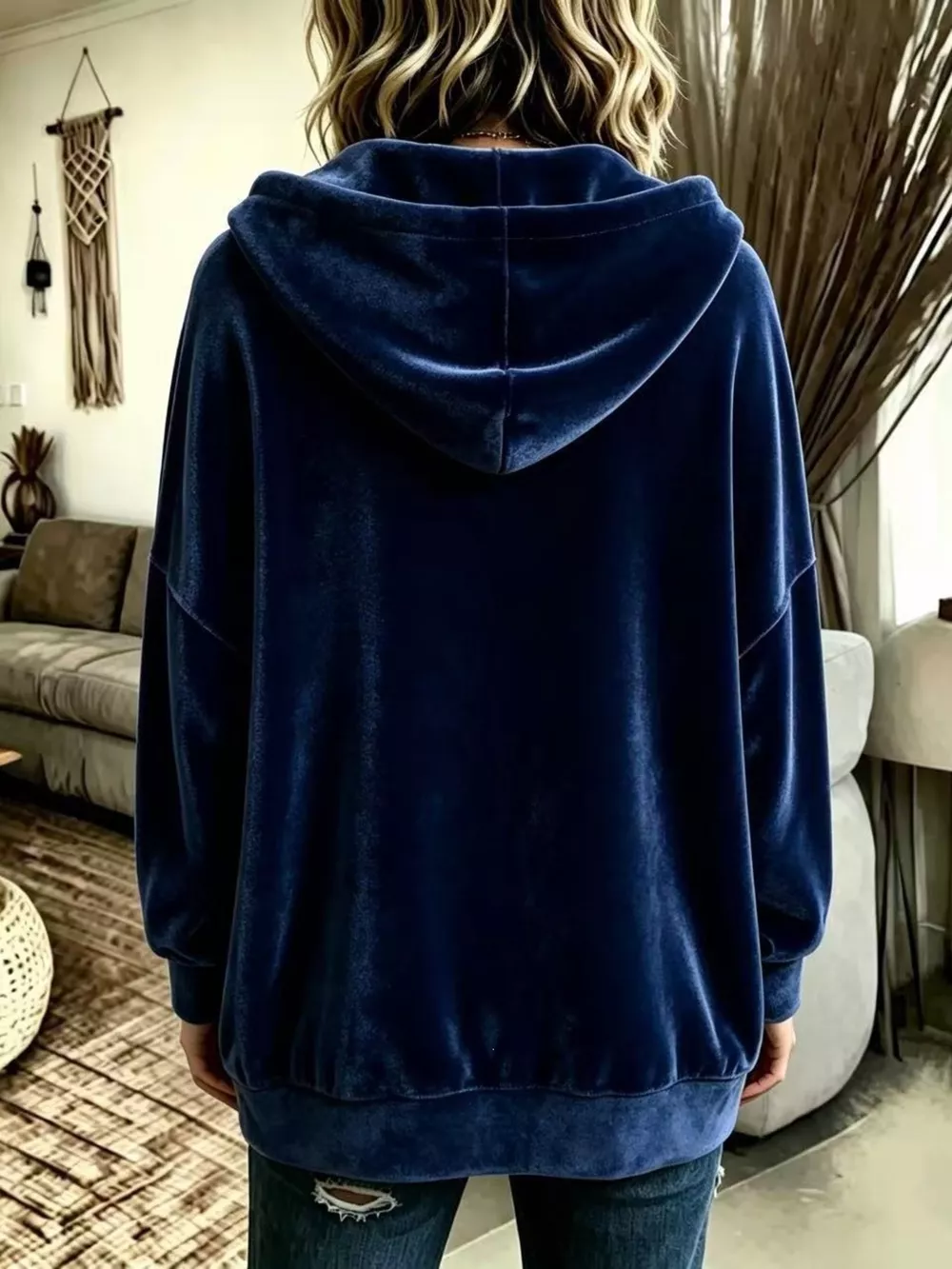 Full Size Casual Button-Down Hooded Outerwear Plus Size, image 4