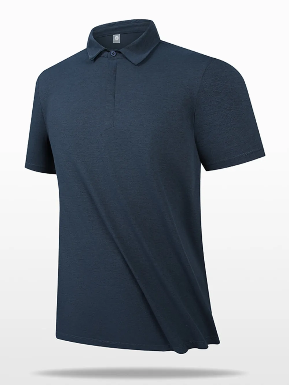 Men's Plus Size Button Detail Short Sleeve Polo, image 2
