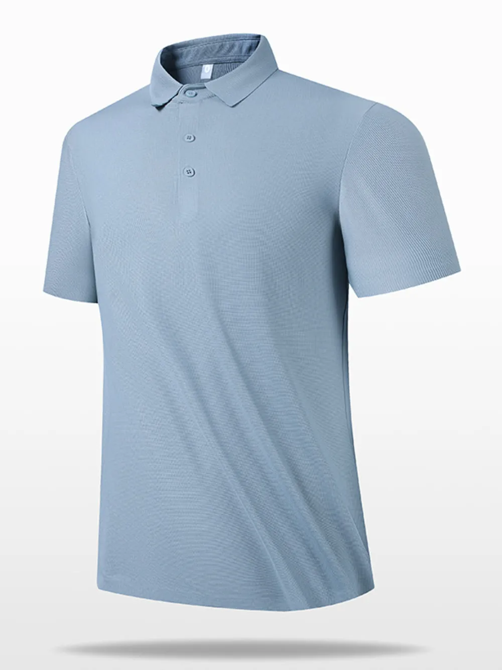 Men's Plus Size Button Detail Short Sleeve Polo, image 7