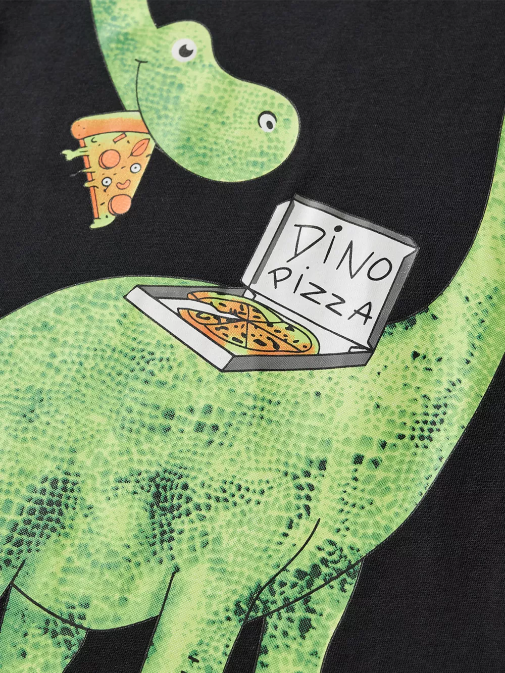 Children's Dino Pizza Graphic Tee & Shorts Set, image 3