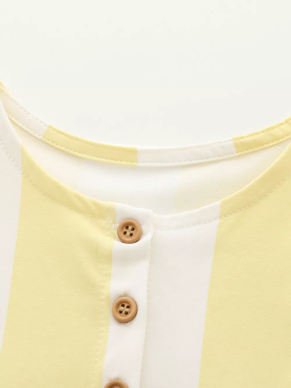 Children's Striped Summer Dress with Floral Pockets, image 3