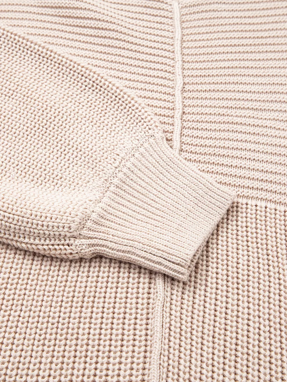 Texture Knitted Dropped Shoulder Sweater, image 7