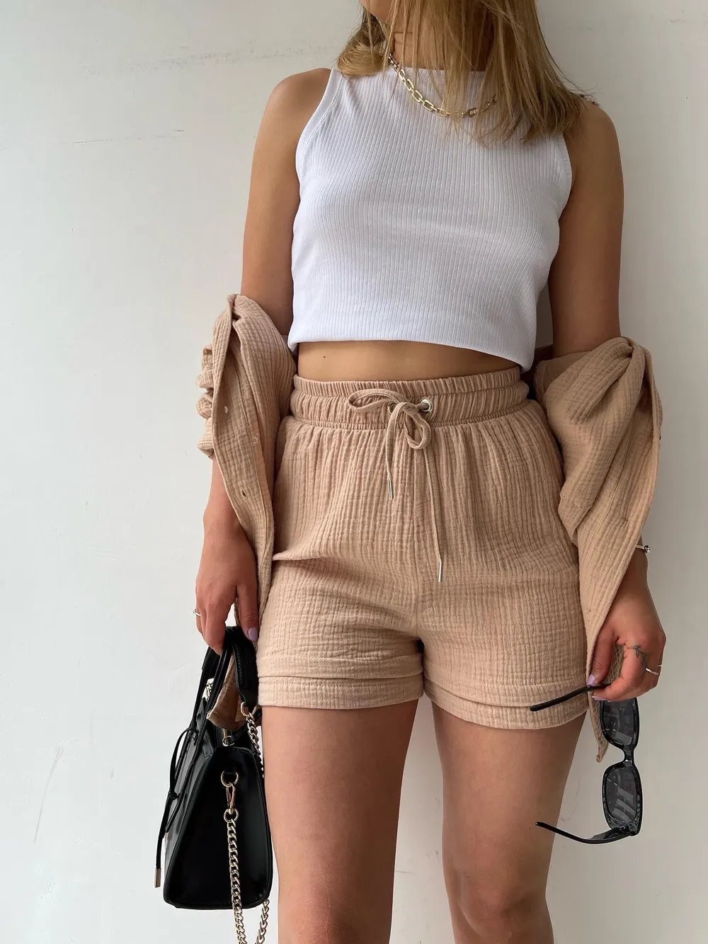 Button Up Shirt and Shorts Set, image 14