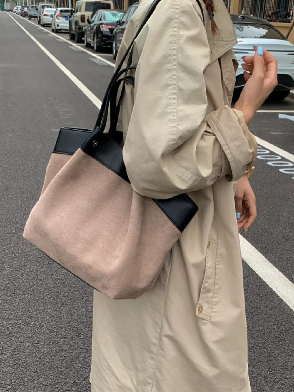 Lightweight Classic Color Tote Bag, image 11