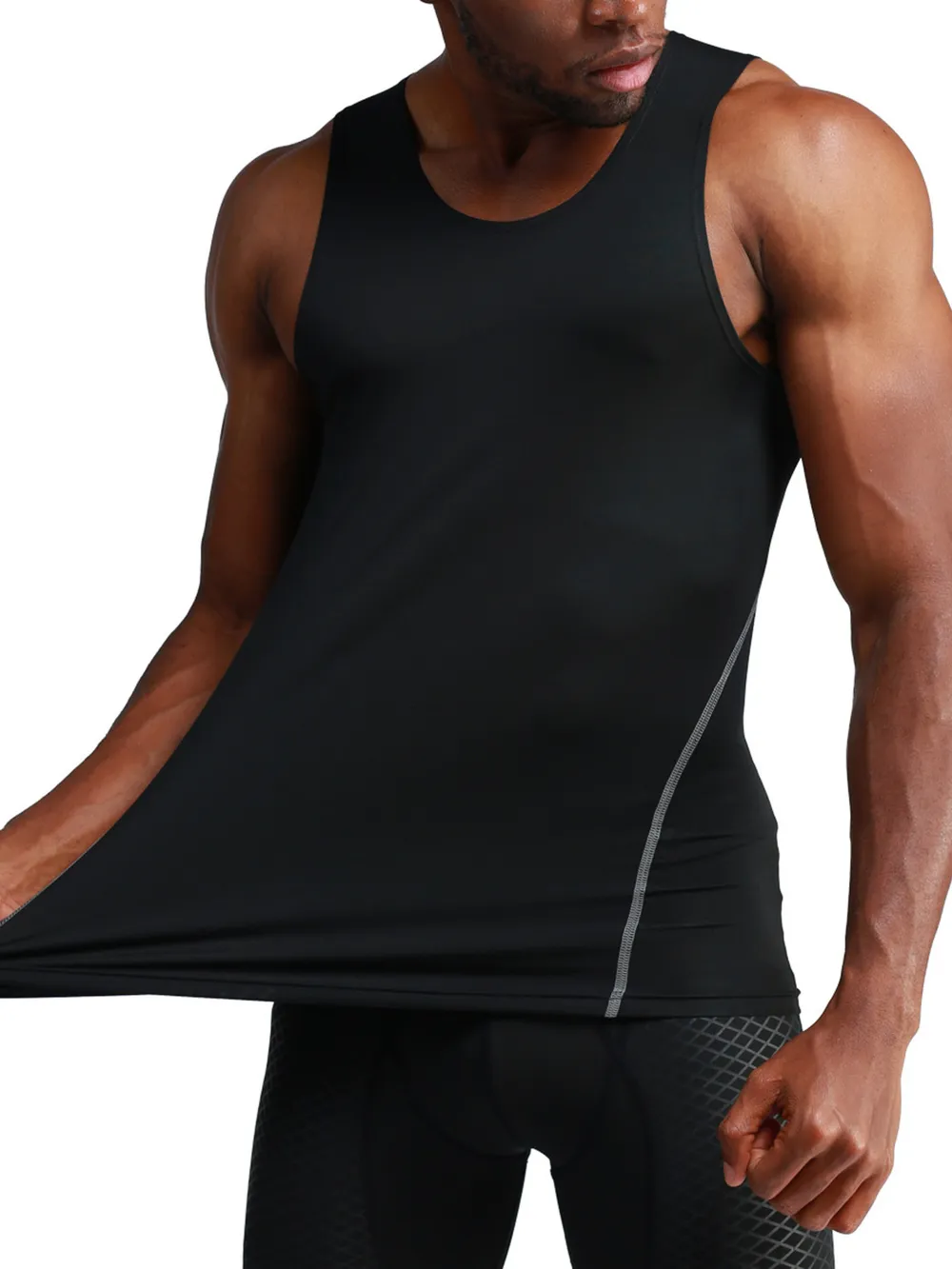 Men's Full Size Round Neck Active Tank Plus Size, image 3