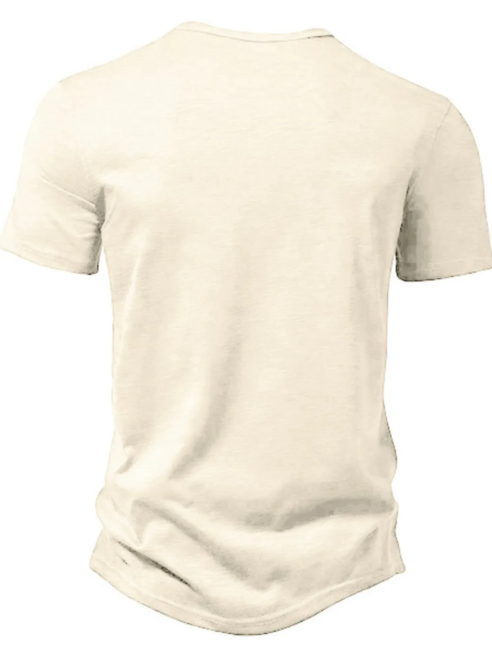 Men's Full Size Button Detail Short Sleeve Active T-Shirt Plus Size, image 3