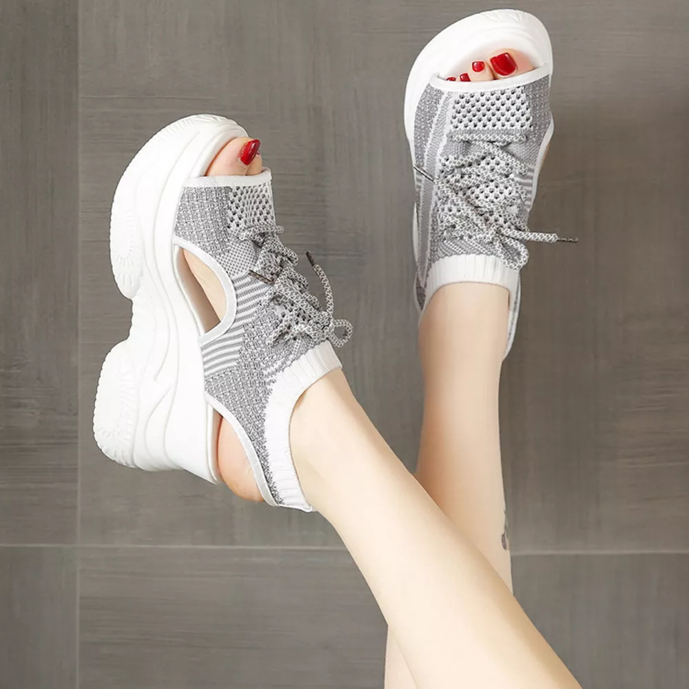 Lace Up Platform Sandals, image 2