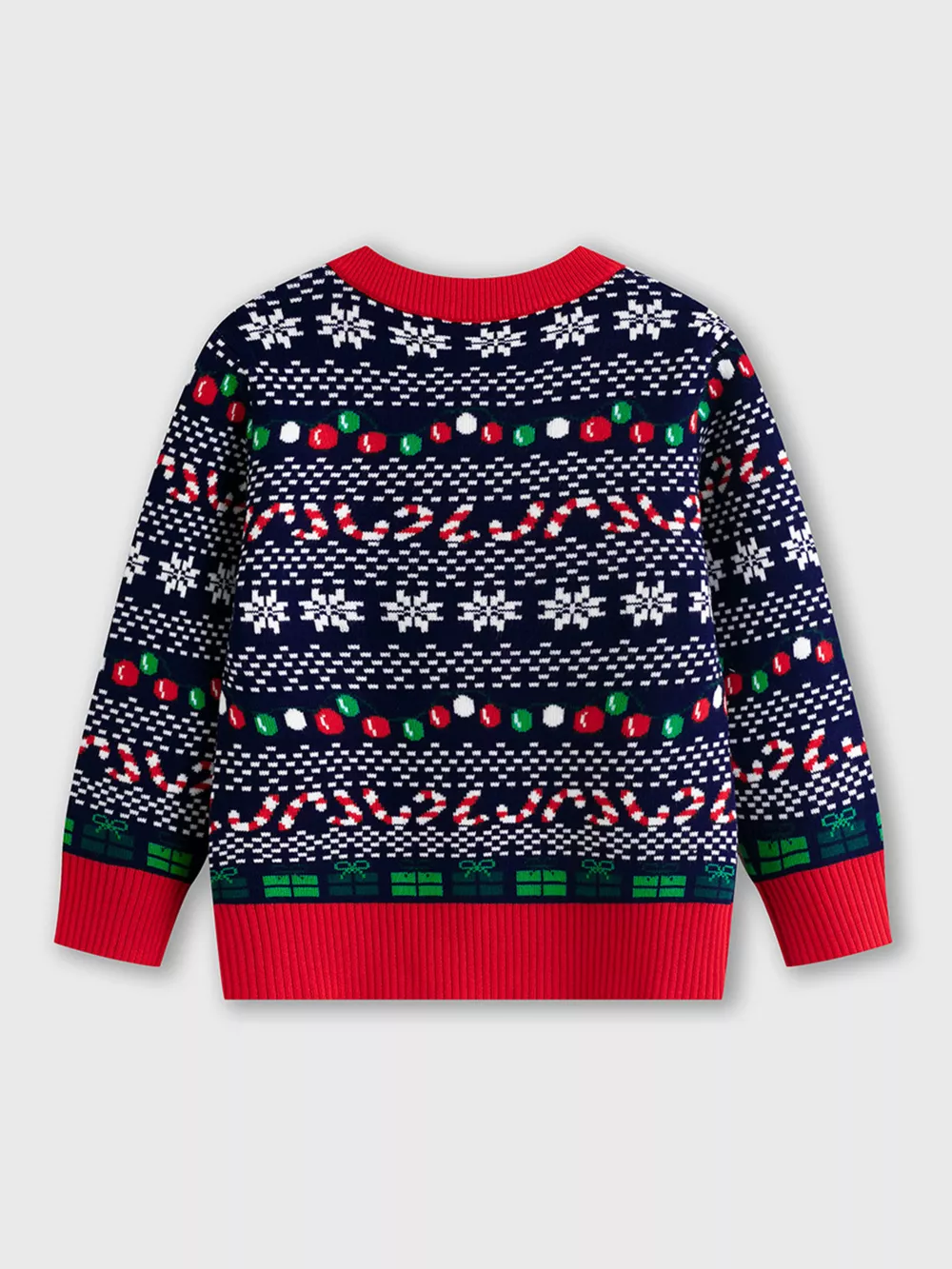 Children's Christmas Tree Round Neck Sweater, image 9