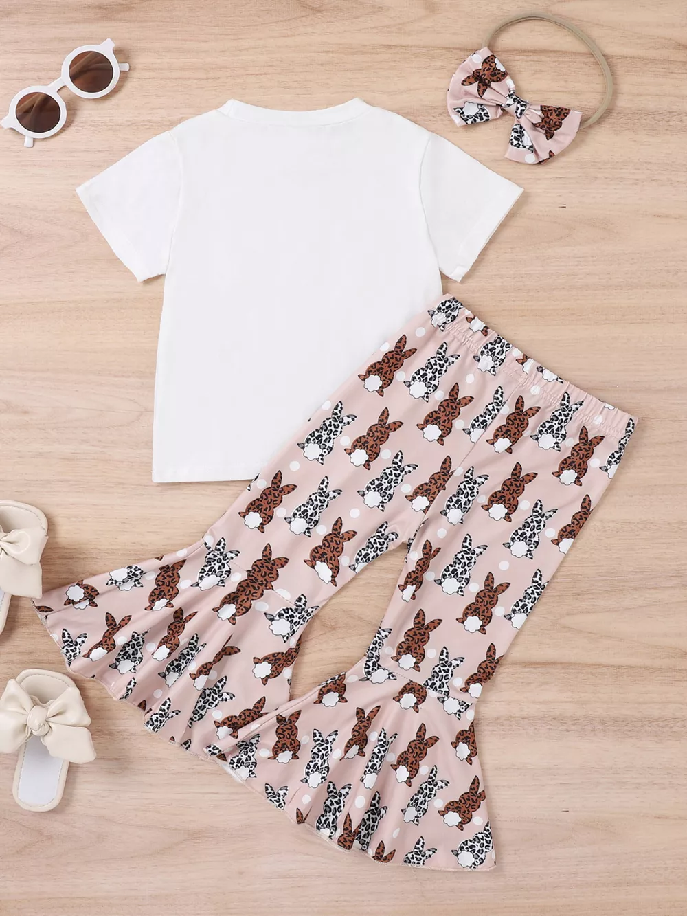 Children's Easter Bunny Top and Pants Set, image 7