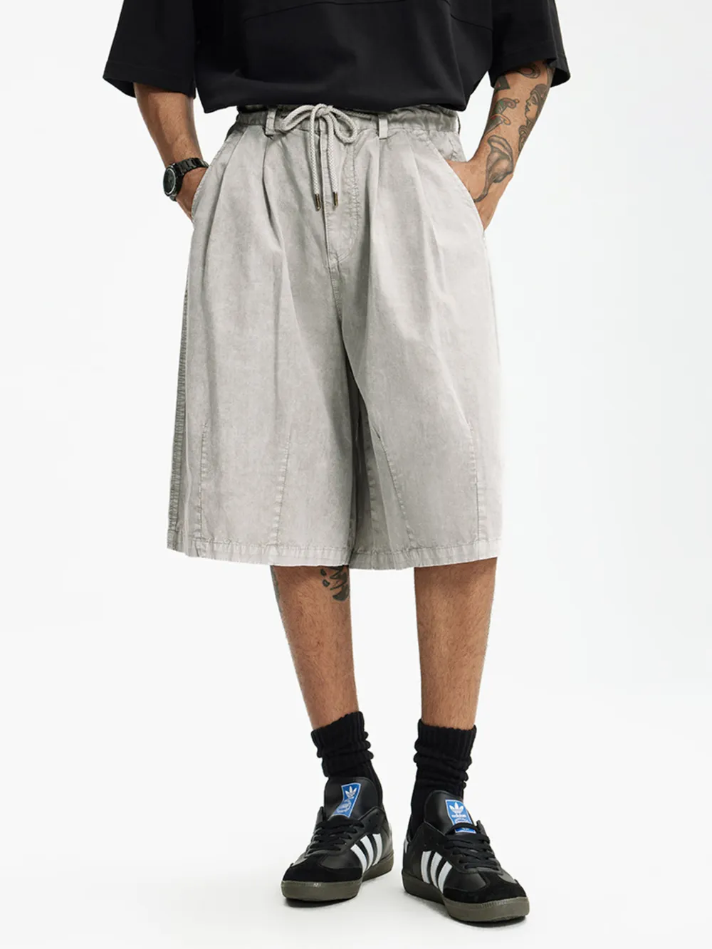 Men's Wide-Leg Shorts, image 4