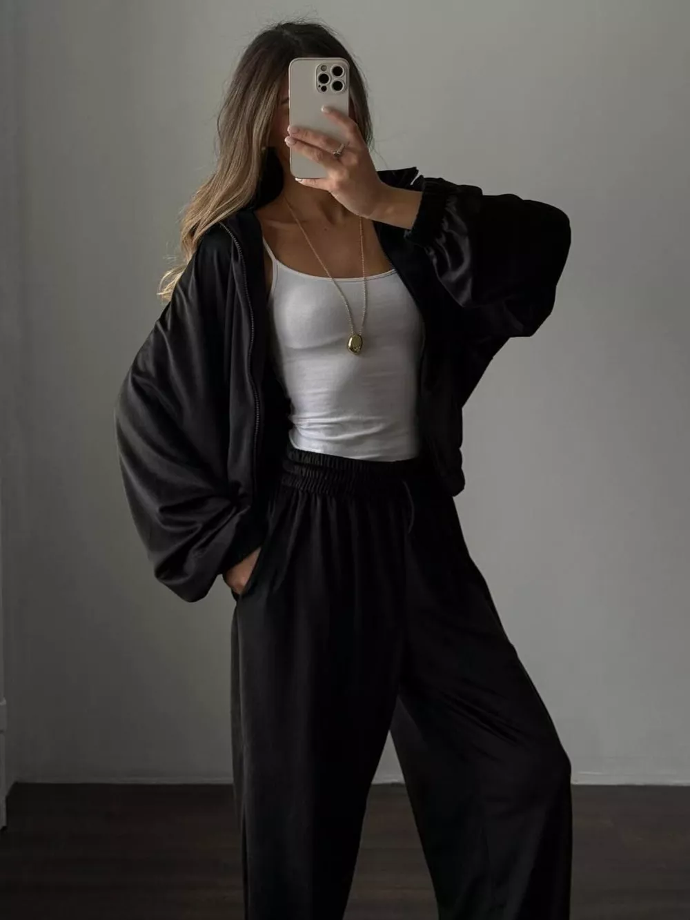 Zip Up Long Sleeve Outerwear and Pants Set, image 7