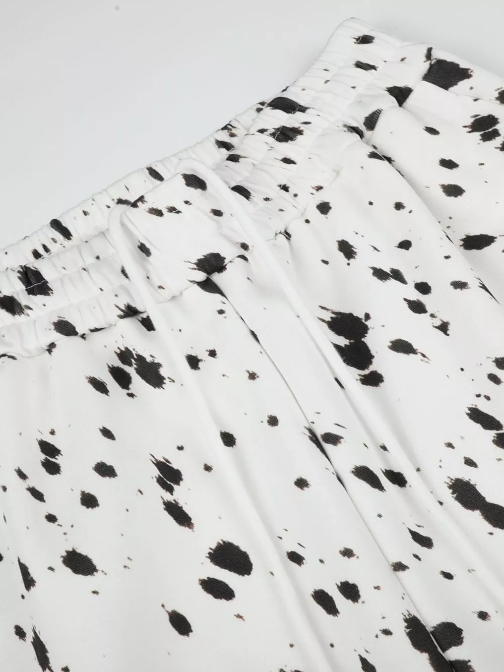 Men's Paint Splatter Print Wide-Leg Casual Pants, image 5