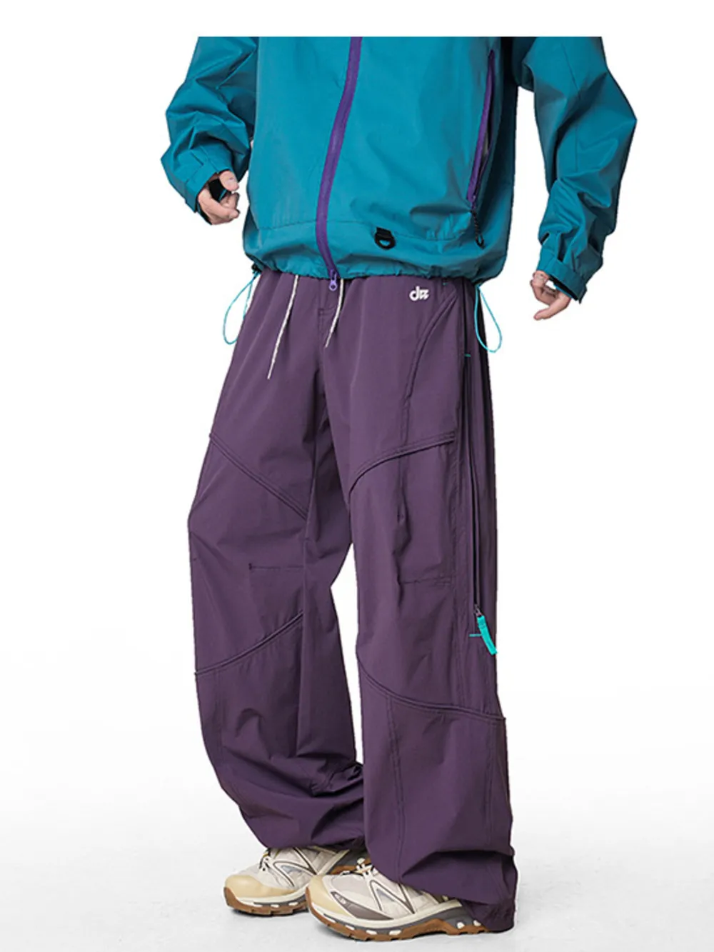 Men's Loose Fit Drawstring Cargo Active Pants, image 9
