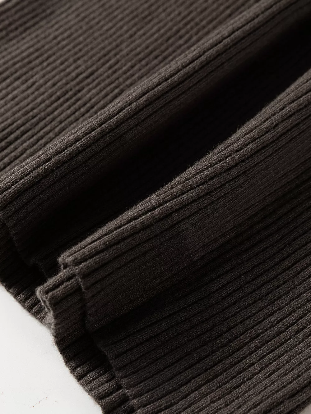 Ribbed Knit High Neck Sleeveless Waist Slim Fit Sweater Vest, image 11