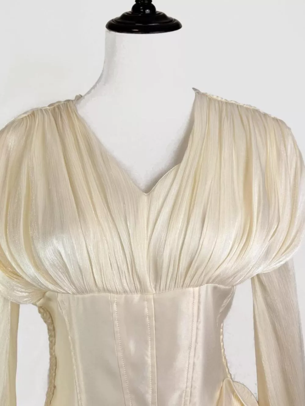 Ruffled Long Sleeve Mini Dress, image 4
