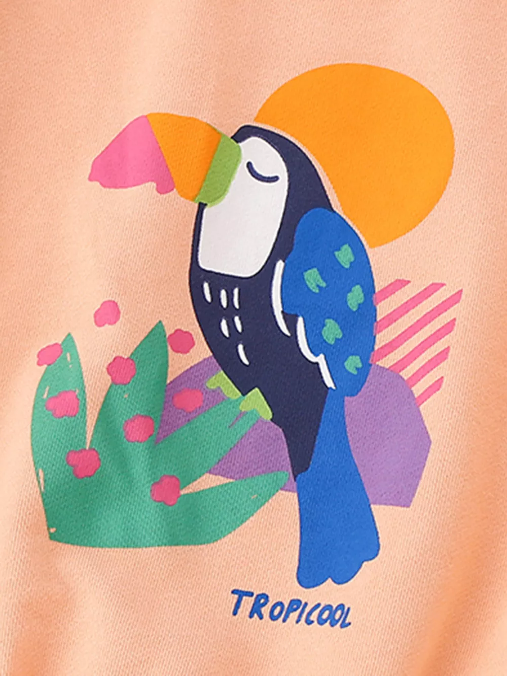 Children's Bird Graphic Crew Neck Sweatshirt, image 4