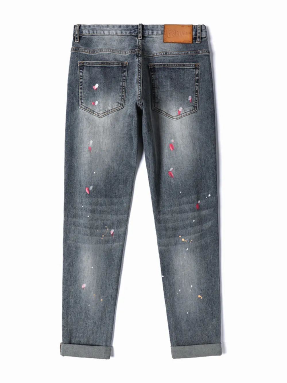 Men's Distressed Slim Fit Jeans, image 7