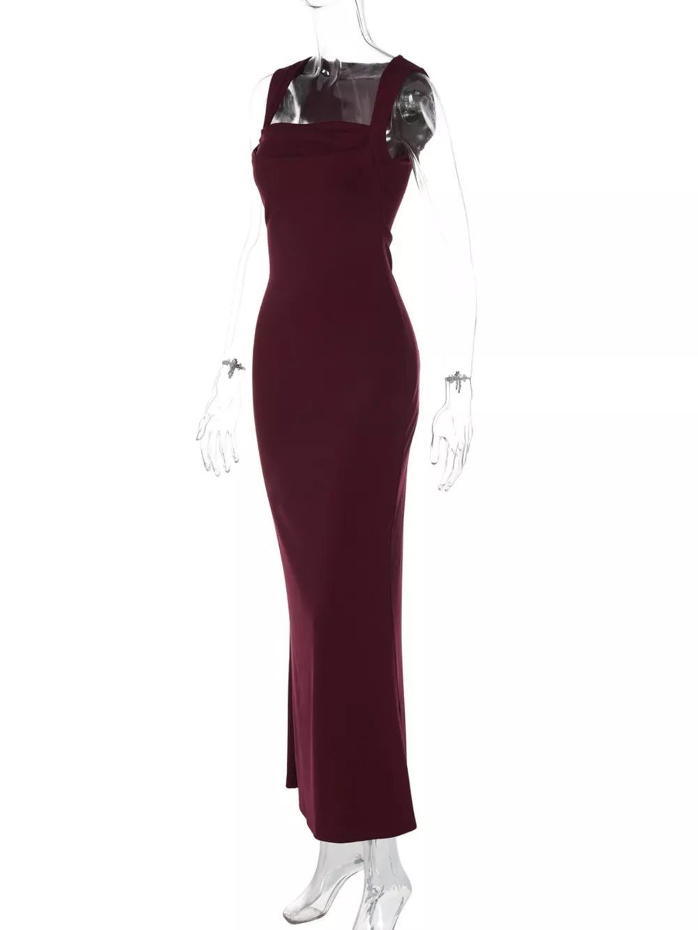 Square Neck Sleeveless Maxi Dress, image 22
