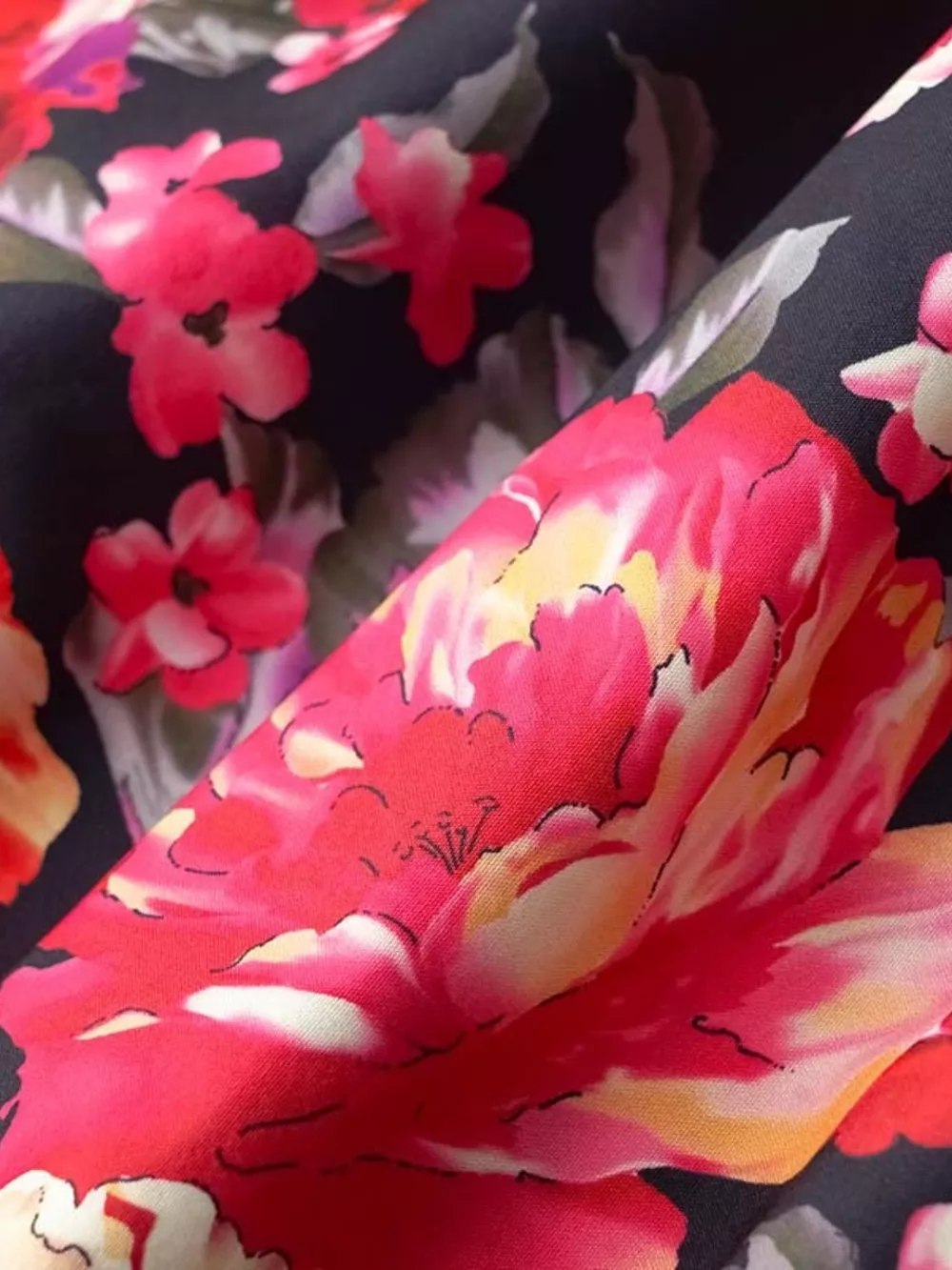 Floral Print Layered Ruffle Hem Mini Dress, image 18