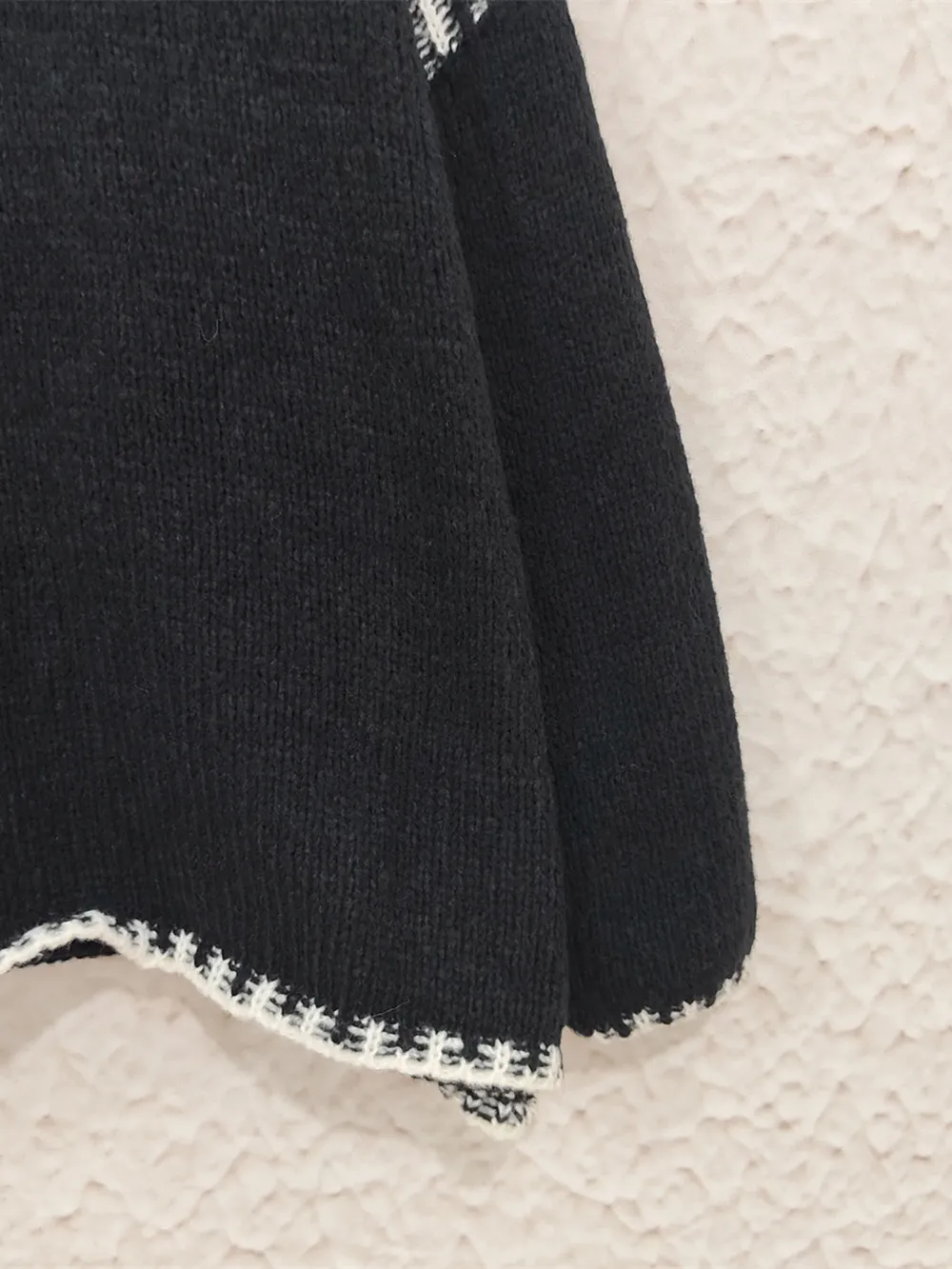 Contrast Trim Oversized Sweater, image 9