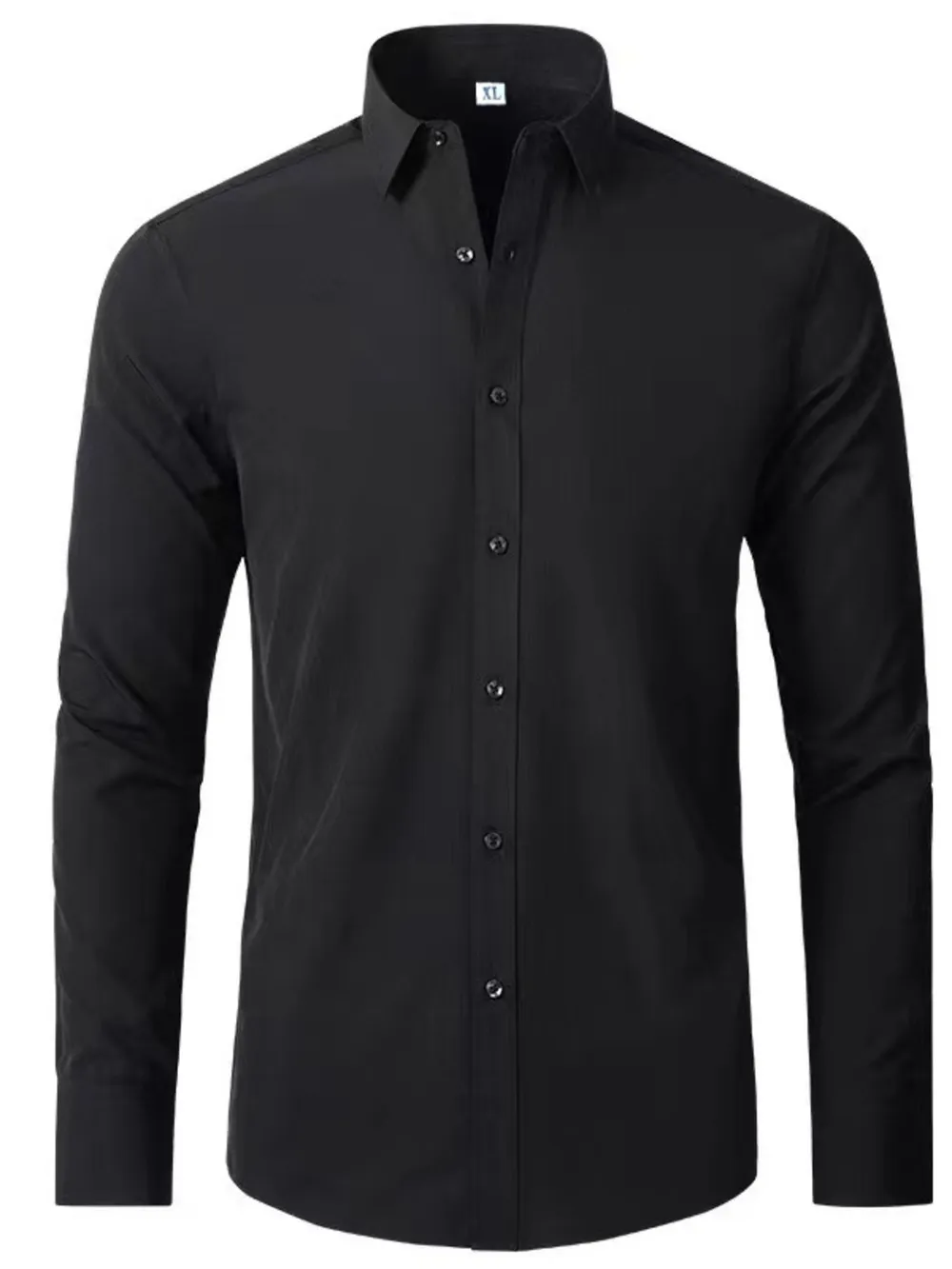Men's Plus Size Button Up Long Sleeve Shirt, image 8