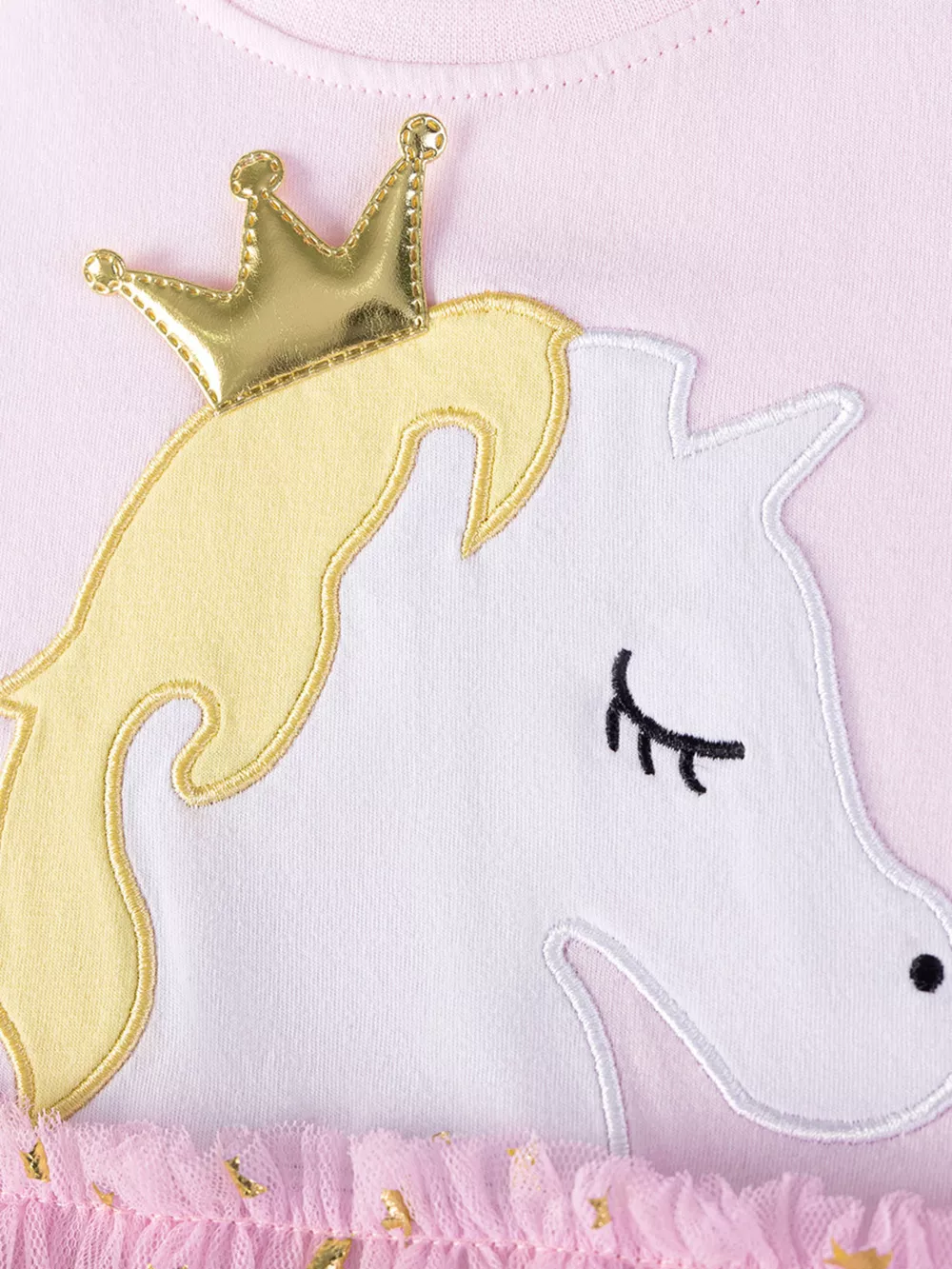 Children's Unicorn Princess Star Tulle Dress, image 2
