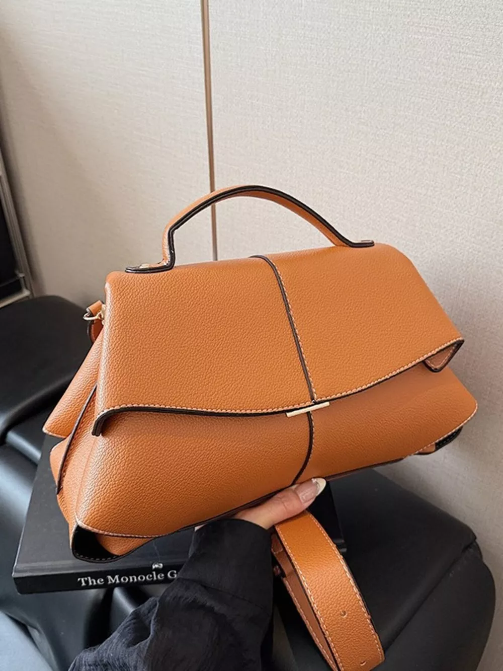 Geometric Flap Shoulder Bag, image 3