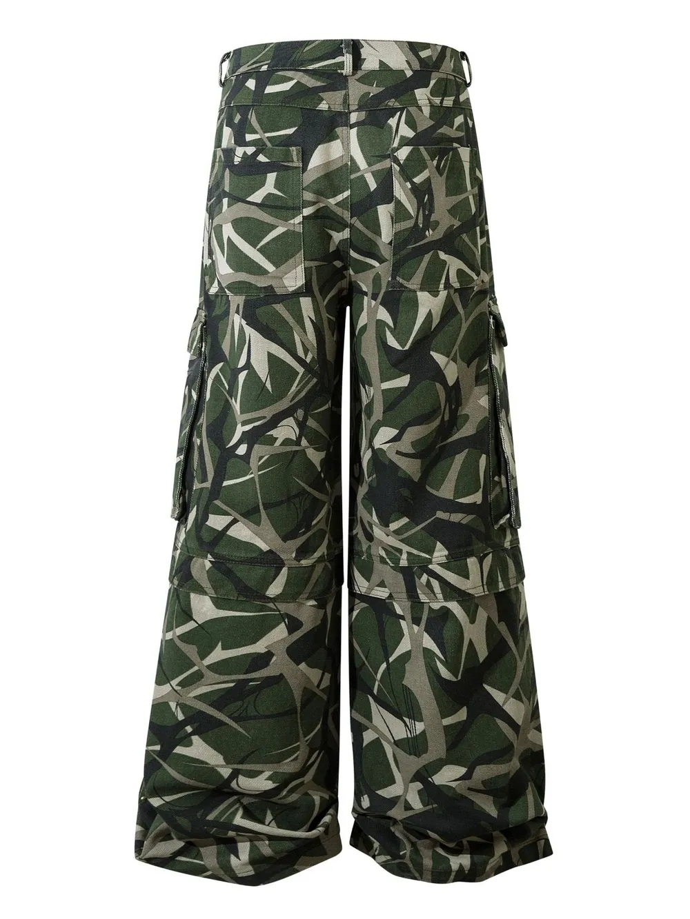 Men's Camouflage Cargo Wide Leg Pants, image 2