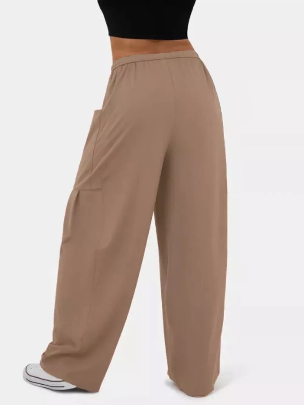 Drawstring Wide Leg Pants, image 4