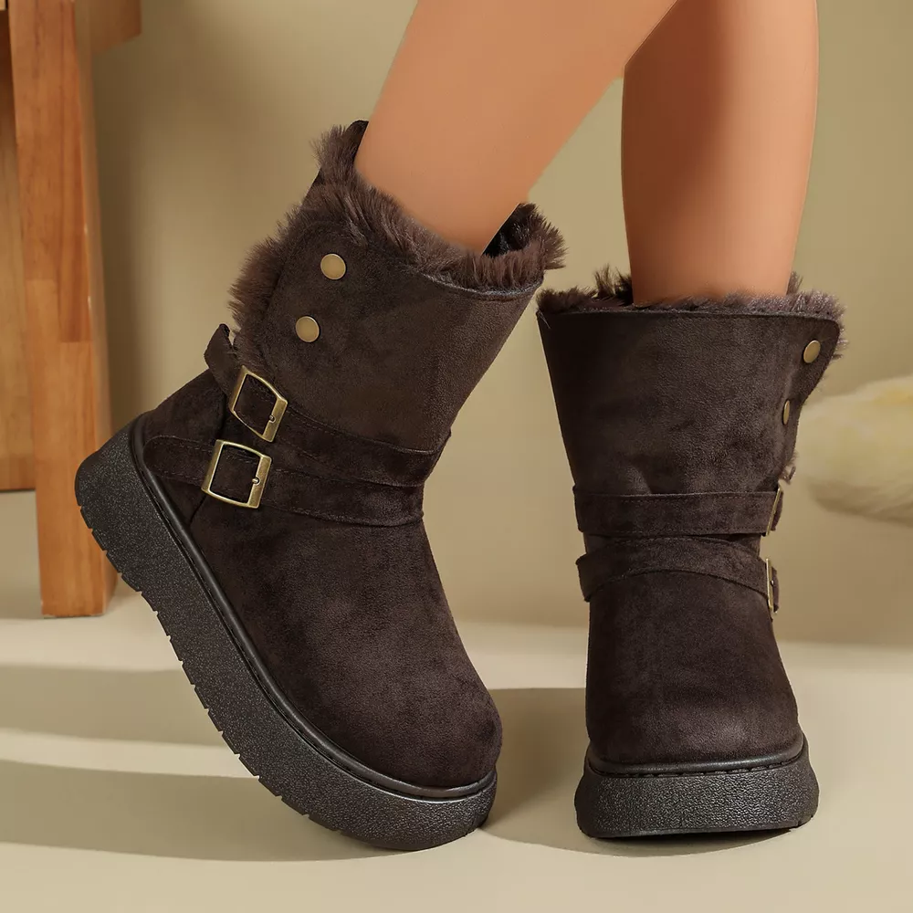 Round Toe Flats Boots, image 8