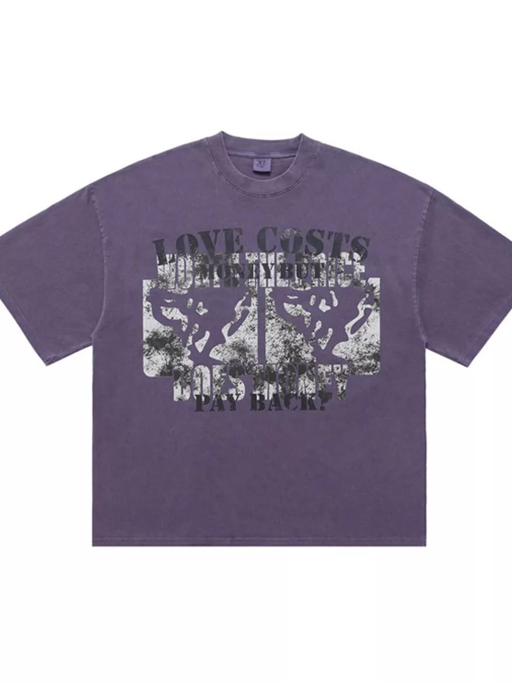 Men's Vintage Washed Graphic Short Sleeve T-Shirt, image 2
