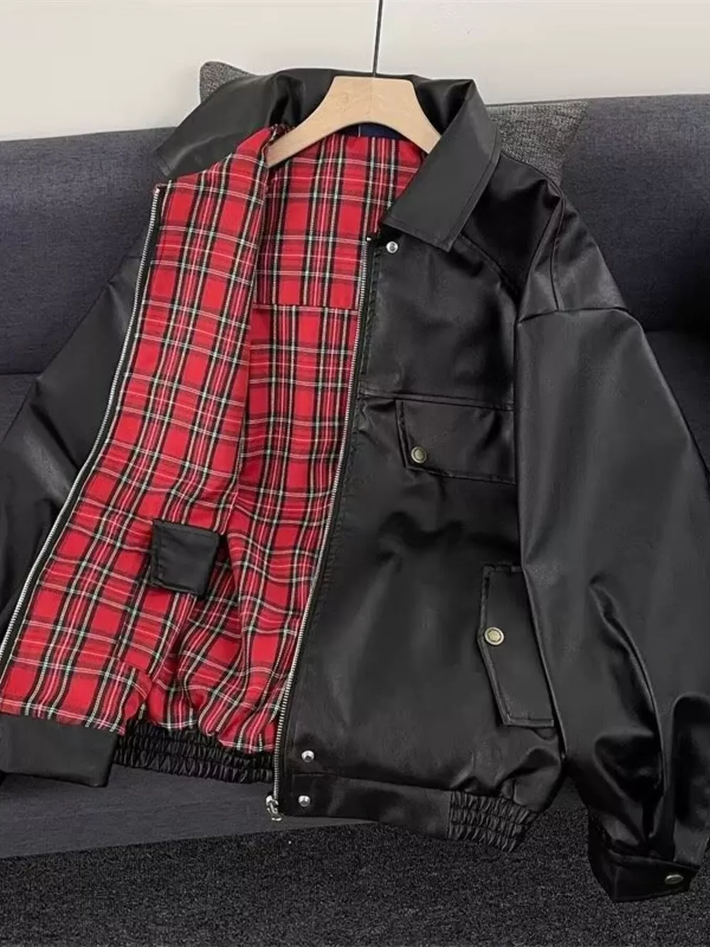 Men's Reversible Zip Up Jacket, image 5