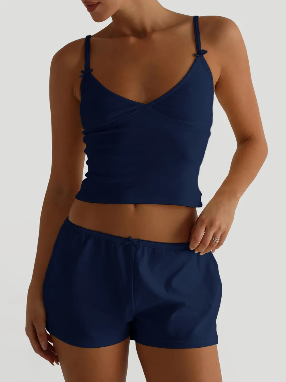 V-Neck Cami and Shorts Set, image 7