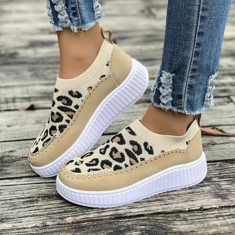 Round Toe Platform Slip-Ons, image 4