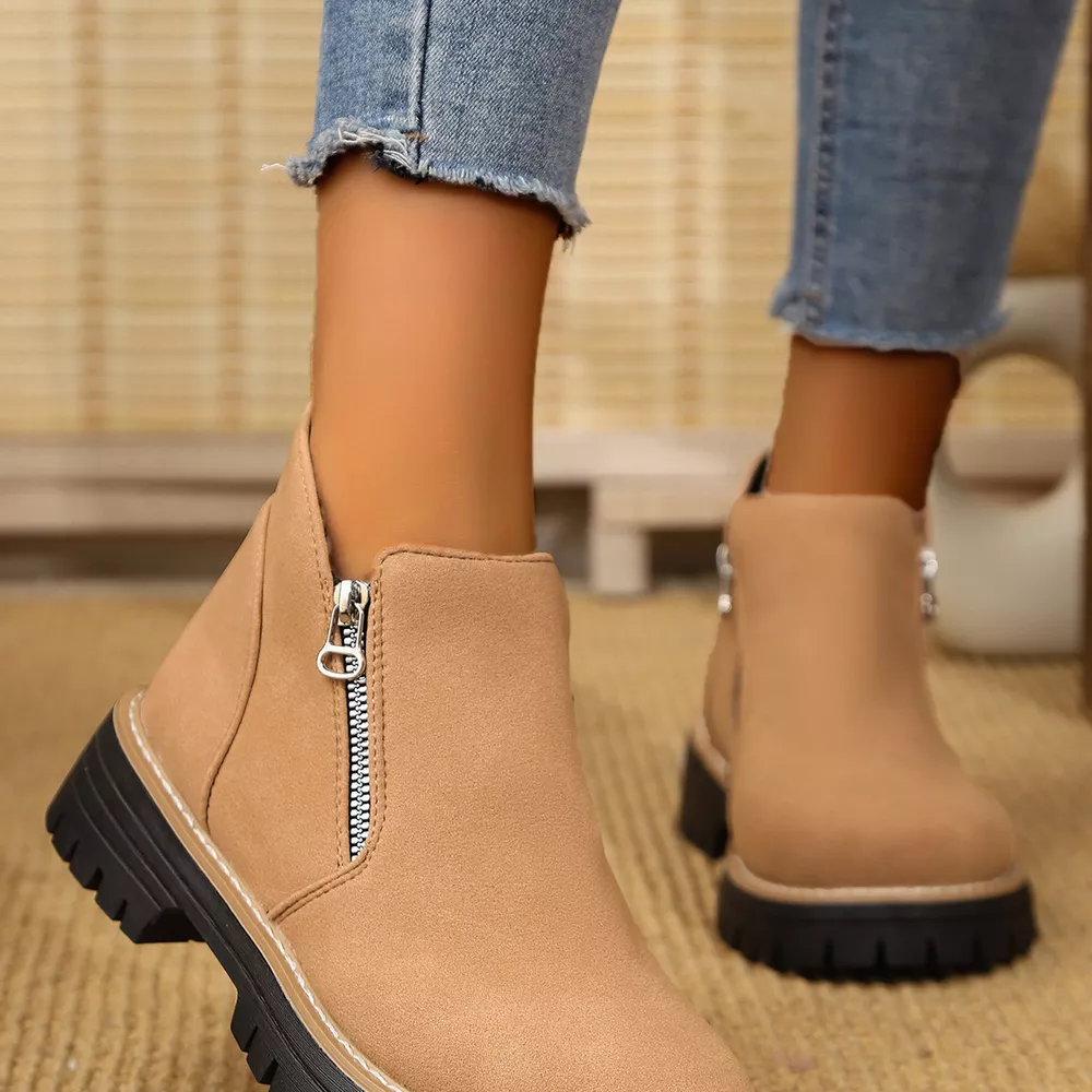 Ankle Boots with Zipper Accent, image 17
