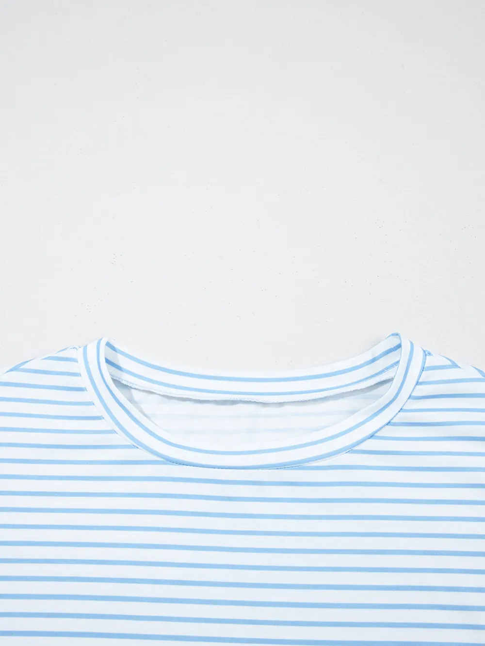 Striped Floral Sleeve Casual Blouse, image 4