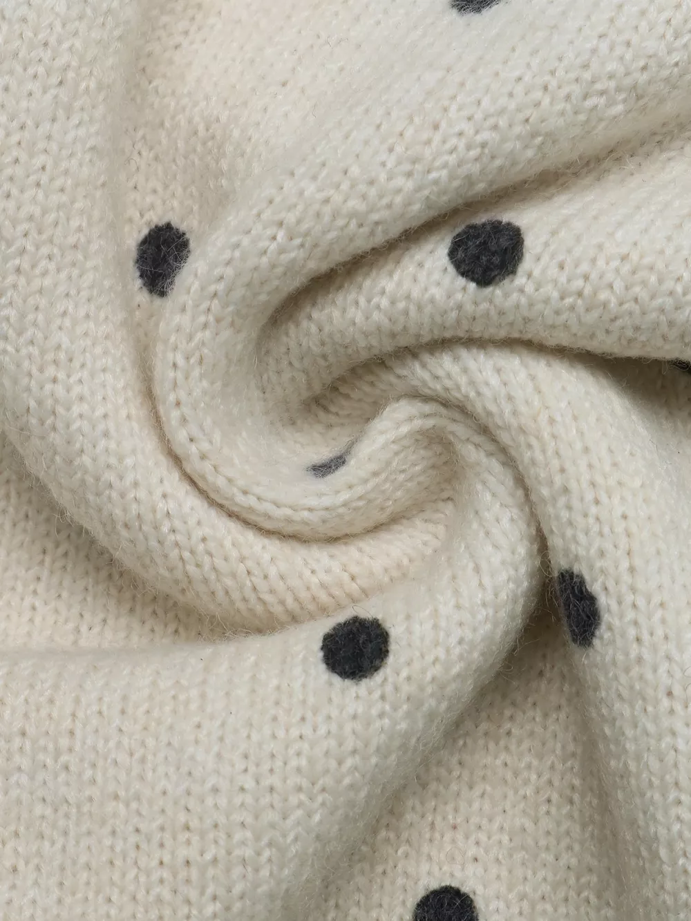 Polka Dot Short Sleeve Knit Sweater, image 13