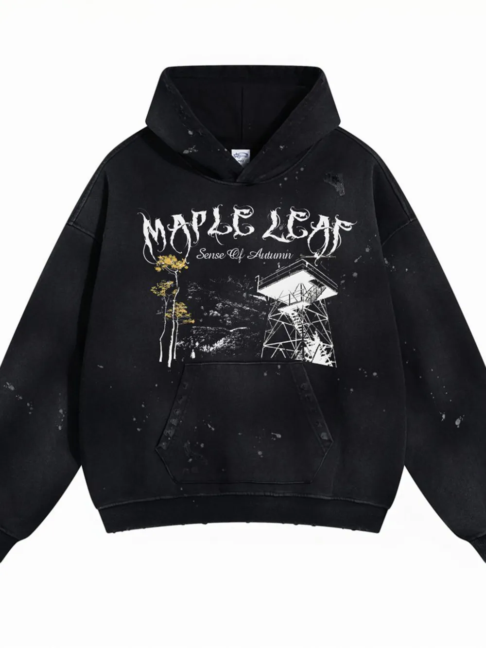Men's Graphic Long Sleeve Hoodie, image 2