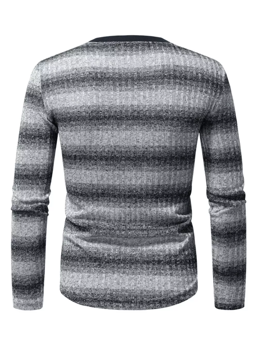 Men's Full Size Striped Long Sleeve T-Shirt Plus Size, image 10