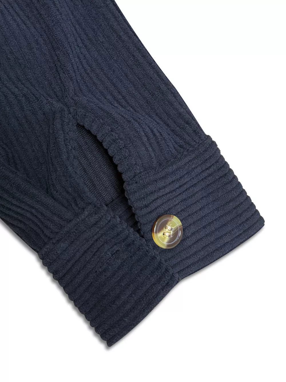 Hooded Corduroy Button-Down Jacket, image 4