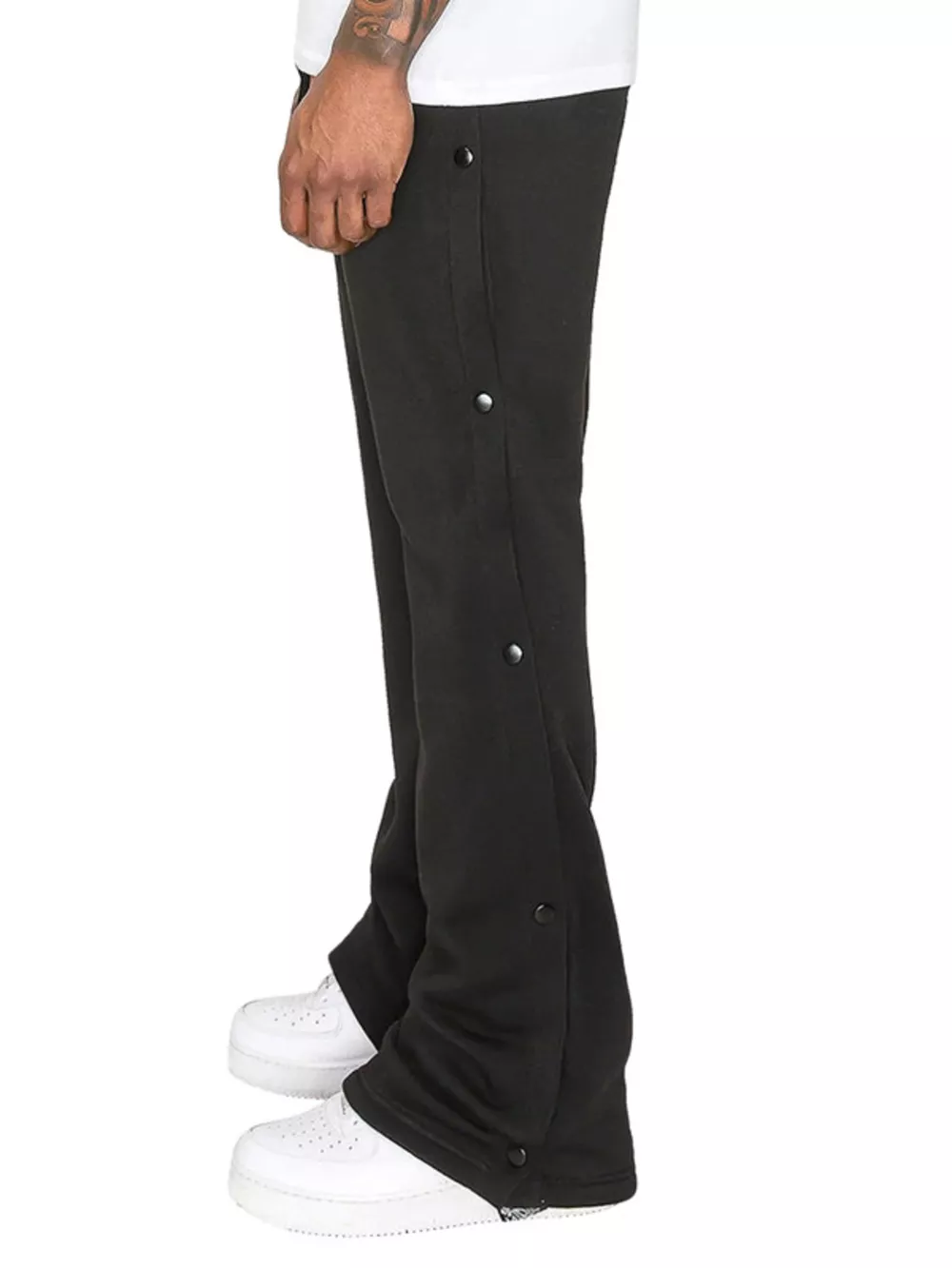Men's Full Size Side Snap Button Pants Plus Size, image 8