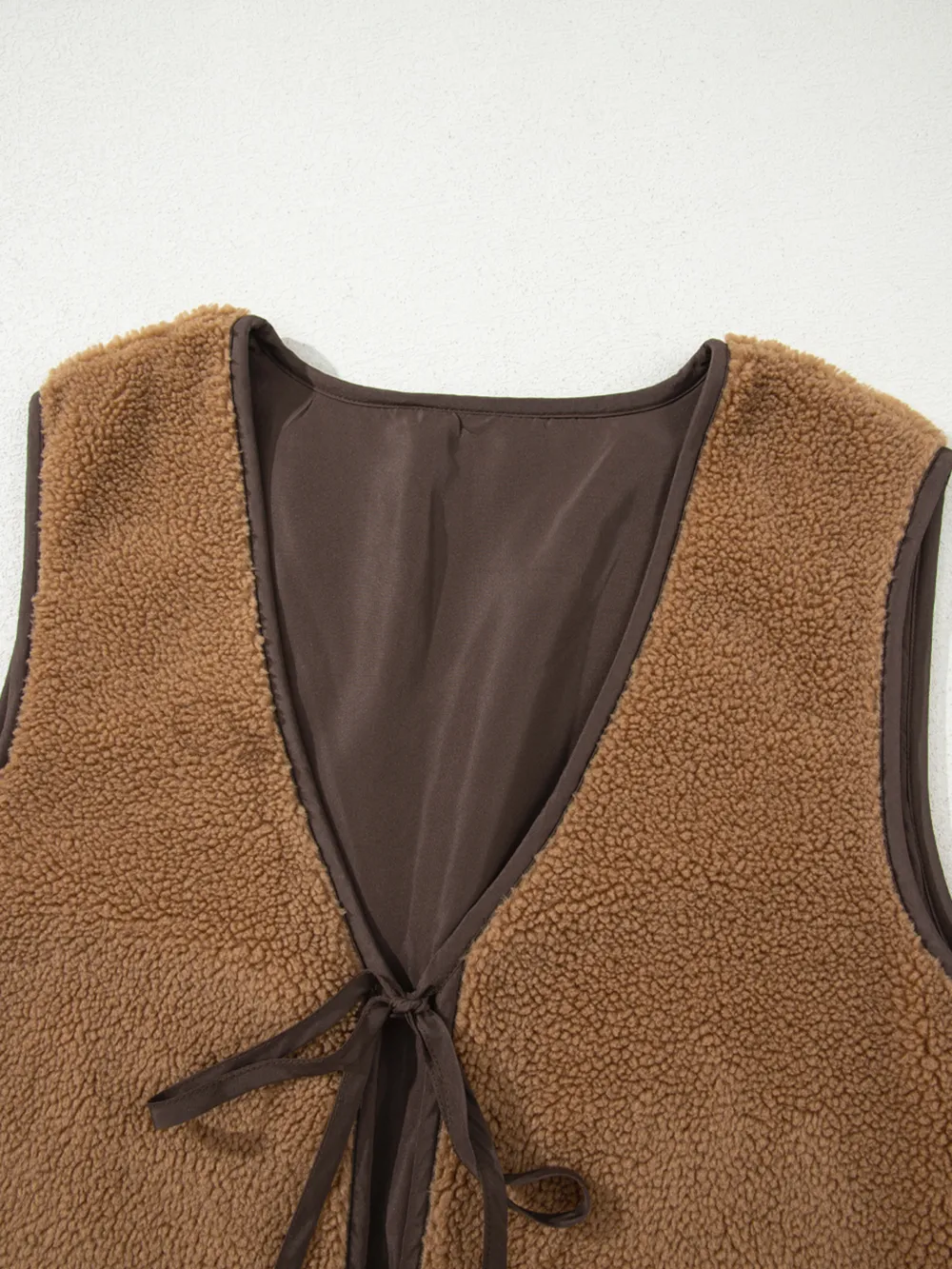 Double Tied Front Vest Coat, image 6