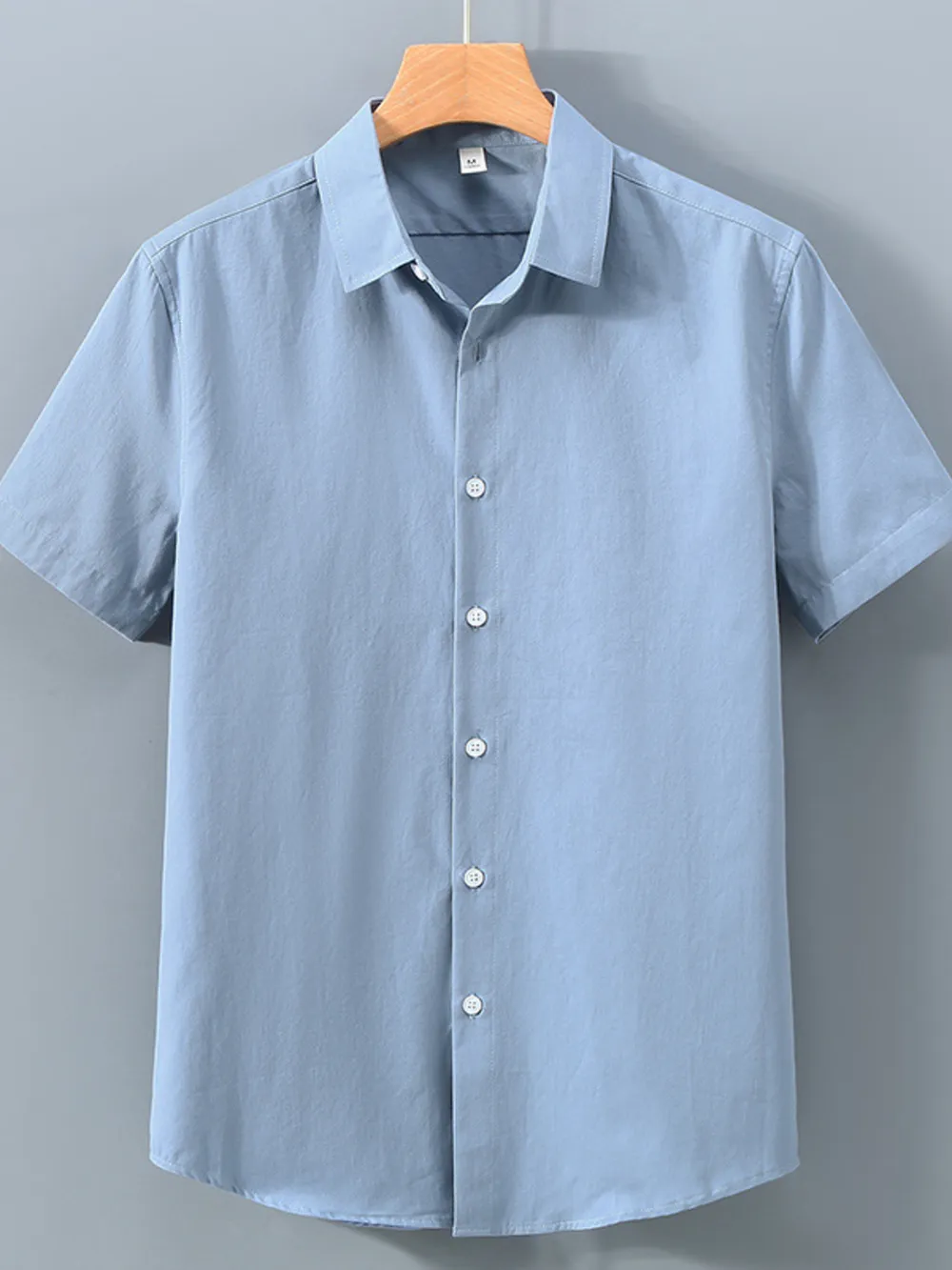 Men's Plus Size Short Sleeve Casual Shirt, image 2