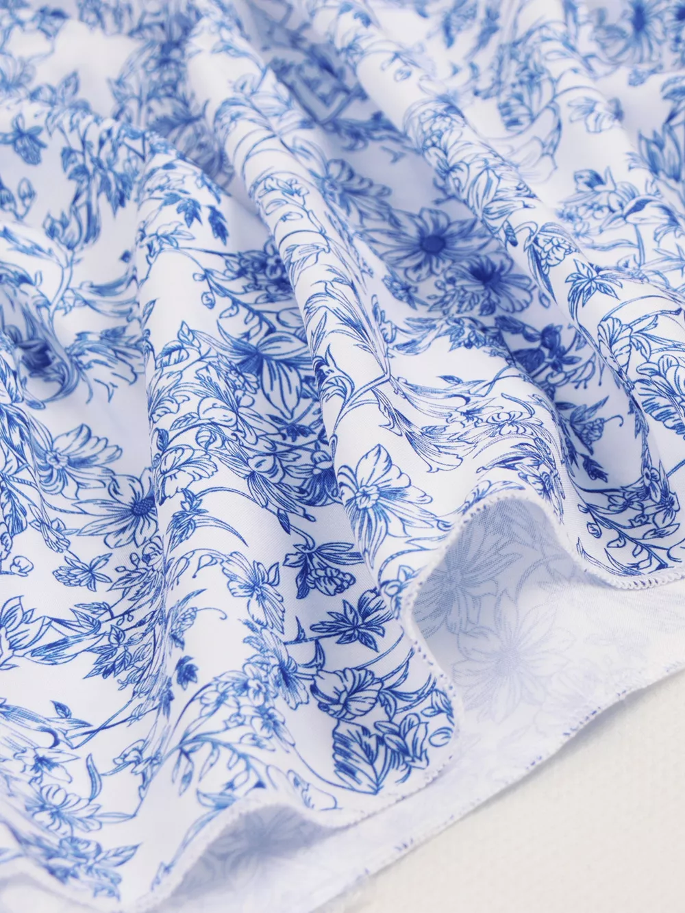 Floral Print Halter Neck Ruffle Hem Summer Dress, image 8