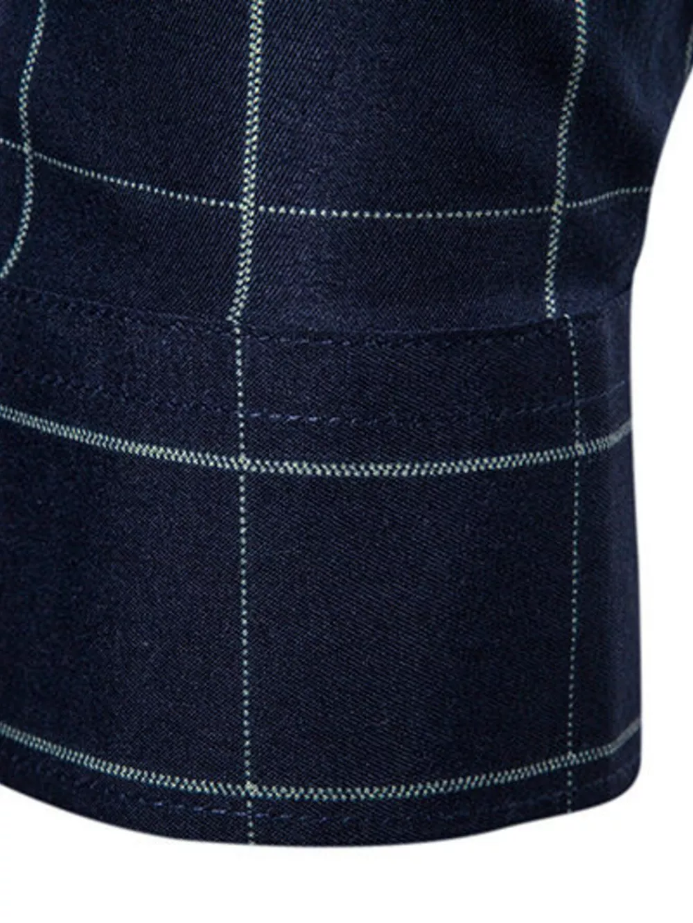 Men's Plus Size Classic Plaid Button-Down Shirt, image 11